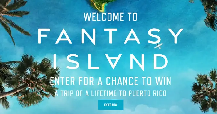 Enter for your chance to win a Vacation to Puerto Rico, the Majestic Destination Where FANTASY ISLAND was Filmed. One grand prize winner will enjoy 6 days and 6 nights in San Juan, Puerto Rico. 