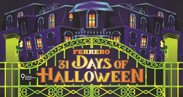 Ferrero 31 Days of Halloween Countdown Calendar Sweepstakes (500 Prizes)