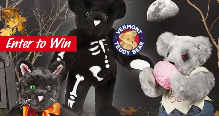 Vermont Teddy Bear Halloween Giveaway (Weekly Winners)