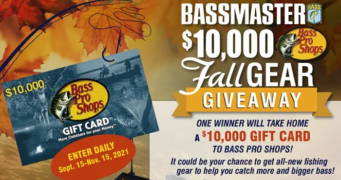 Bassmaster $10,000 Fall Gear Giveaway