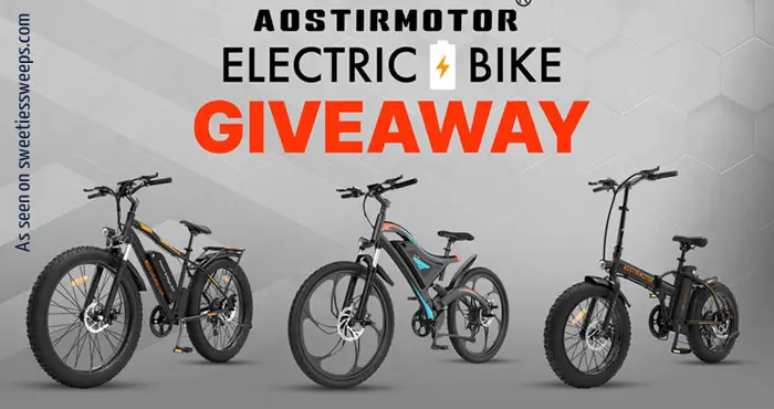 Get ready for an adventure! Newegg is giving away three electric bikes from AOSTIRMOTOR! These e-bikes can handle almost any weather or terrain that you might come across including rain or snow. So whether you were looking for an e-bike that gives you just pedal assistance or a full motorized bike experience, these e-bikes are for you. Enter today before the opportunity pedals away.