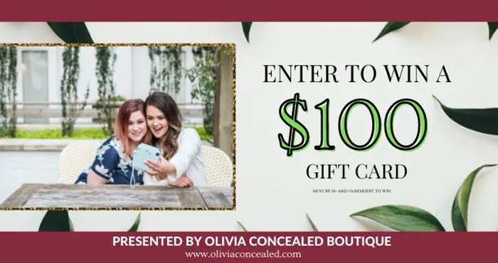 Olivia Concealed Welcome To Fall $100 Gift Card Giveaway