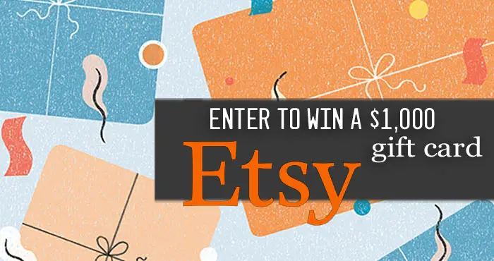 Etsy Collections Feature Buyer Sweepstakes - Win a $1,000 Etsy Gift Card!