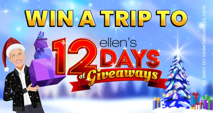 Enter for a chance to win a trip for TWO to Los Angeles to attend a live taping of Ellen’s 12 Days of Giveaways!* Plus, you’ll receive all the latest news, info, and special offers from ellentube!