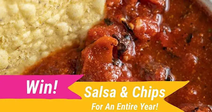 Enter to win the ultimate snackers' dream: "Salsa and Chips For A Year" valued at over $250. Love chips and salsa... like, more than just a friend? Rad offers new flavors, interesting mix-ins, and, well, just plain more. It's why we started Rad - simply more fresh, fast, and tasty salsa for everyone!