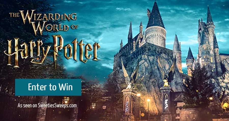 Enter for your chance to win a trip for you and 3 guests to either Universal Studios Hollywood or Universal Orlando Resort to experience the magic and excitement of The Wizarding World of Harry Potter.