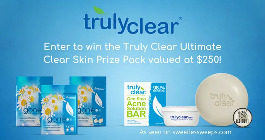 Enter for your chance to win a Truly Clear Ultimate Clear Skin Prize Pack, filled with their best-selling acne clearing products, including the #1 Blemish Bar on #FabFitFun and our incredible acne patches. Valued at $250.