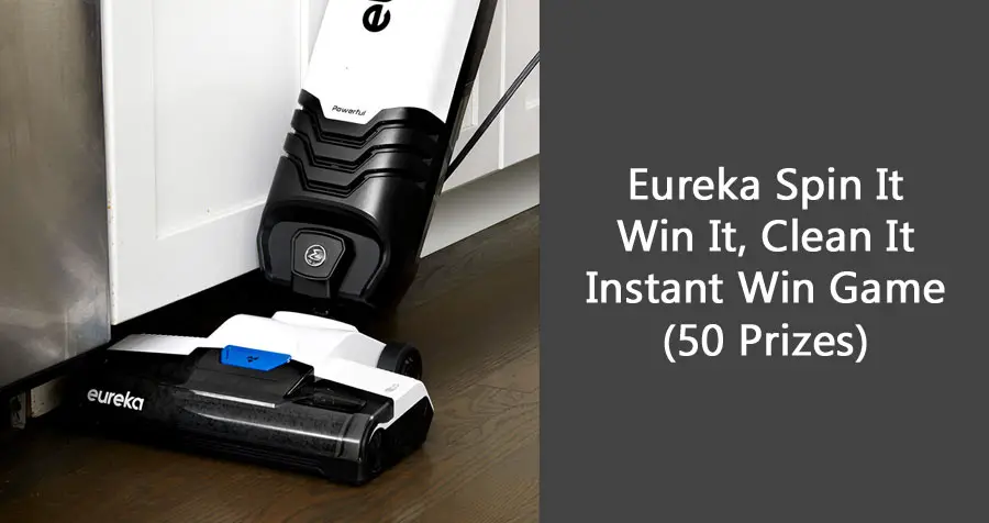 Play the Eureka Spin It Win It Clean It Instant Win Game daily and you could win a Eureka vacuum cleaner or 1 of 49 Amazon gift cards. Elevate how you can clean with convenient and powerful vacuum by Eureka