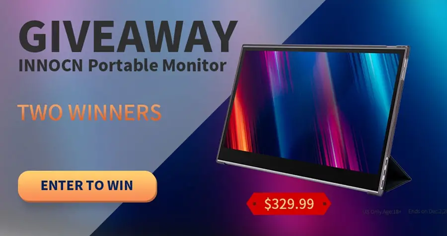 INNOCN Portable Touchscreen Monitor Giveaway