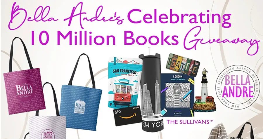 Bella Andre's Celebrating 10 Million Books Giveaway