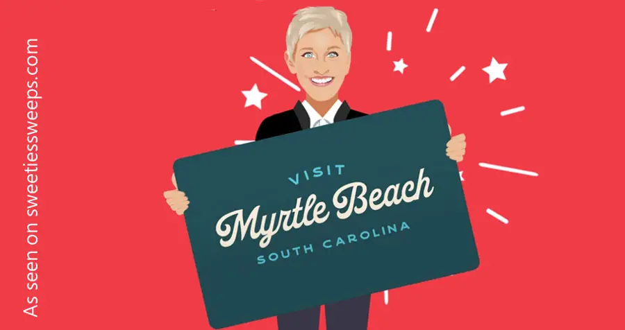 Enter for your chance to win a week-long trip to Myrtle Beach, SC. This incredible package for two includes a 6-night, 7-day stay, two round-trip flights, a choice of a spa package or golf, two tickets to three area attractions, and a $500 dining gift card.   