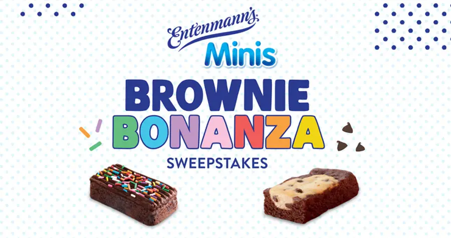 250 WINNERS! Enter for your chance to win a Free box of Entenmann's Minis sprinkled Iced Brownies or Minis brownie chocolate chip cakes. These brownies are fudgy, moist and topped with a layer of decadent fudge icing and fun, colorful sprinkles. Perfect for the whole family,