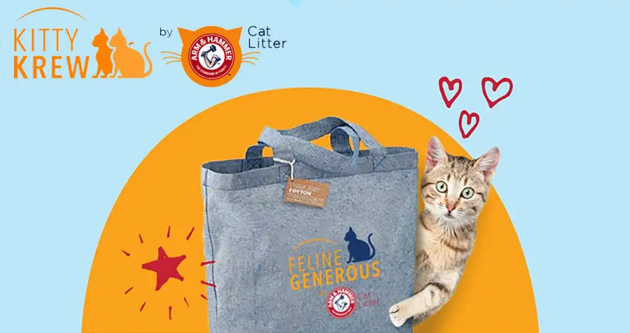 Enter for your chance to win 1 of 1,000 Recycled Feline Generous Tote Bags from the Arm & Hammer Kitty Krew! Celebrate the TOTE-ally PAW-some Unsung Heroes in our CAT-mmunity! 