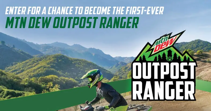 MTN DEW is giving you the chance to get outside in fresh mountain air while working your dream job. Apply for the chance to become the MTN DEW Outpost Ranger and receive $5000, a brand-new Polaris RANGER XP 1000 Premium, a sweet MTN DEW Ranger uniform, and more listed to live out an outdoor-lover’s dream for one week.