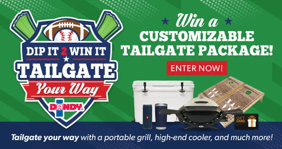 DudaFresh Dip It 2 Win It: Tailgate Your Way Sweepstakes