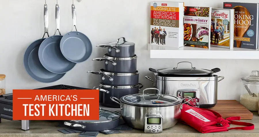 Enter for your chance to win an amazing cookware and kitchen appliances gift pack from GreenPan, a collection of America's Test Kitchen's best-selling cookbooks and a 12-month subscription to the America's Test Kitchen Online Cooking School!