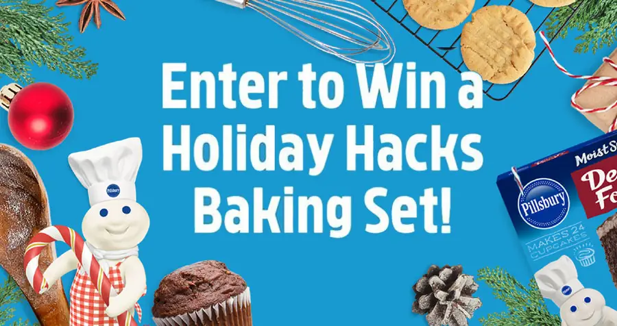 Pillsbury Baking "Holiday Hacks" Sweepstakes