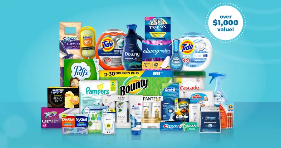 Win a A Year’s Worth of P&G Products