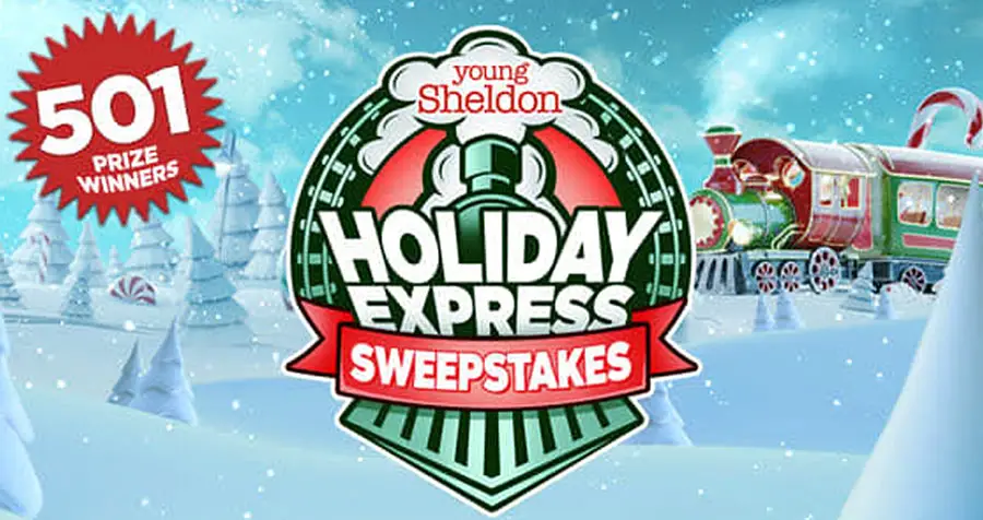 Young Sheldon Holiday Express Sweepstakes Codes