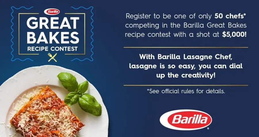 Barilla Great Bakes Recipe Contest