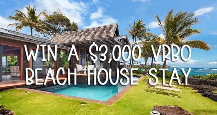 Win a $3,000 VRBO Beach House Stay