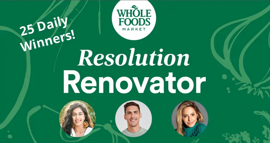 25 DAILY WINNERS! Enter for your chance to win a curated Well-Being Bundle, featuring hand-picked Whole Foods Market products from each of our Wellness Motivators. At the close of the sweepstakes, three grand prize winners will also receive a personalized, inspiring video message from one of our motivators.