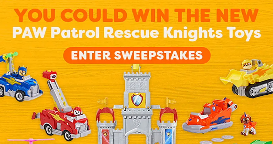 PAW Patrol Rescue Knights Sweepstakes