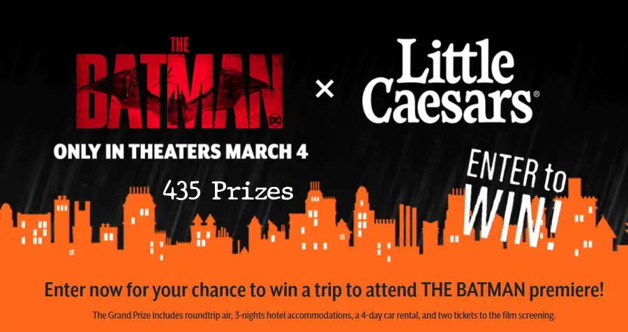 Little Caesars The Batman x little Caesars Crack the Riddle Challenge
