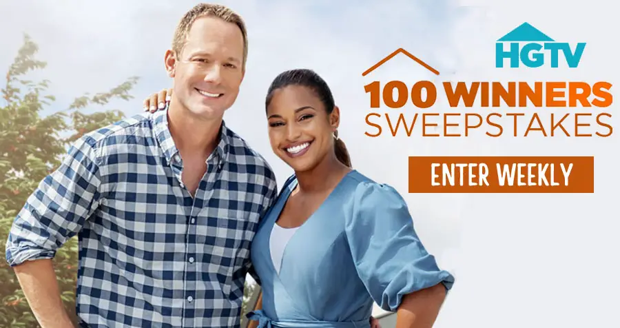 The hit HGTV series 100 Day Dream Home is back! To celebrate, HGTV is making 100 winners $500 richer! Ten winners are selected weekly, so come back each week to enter for your chance to win!