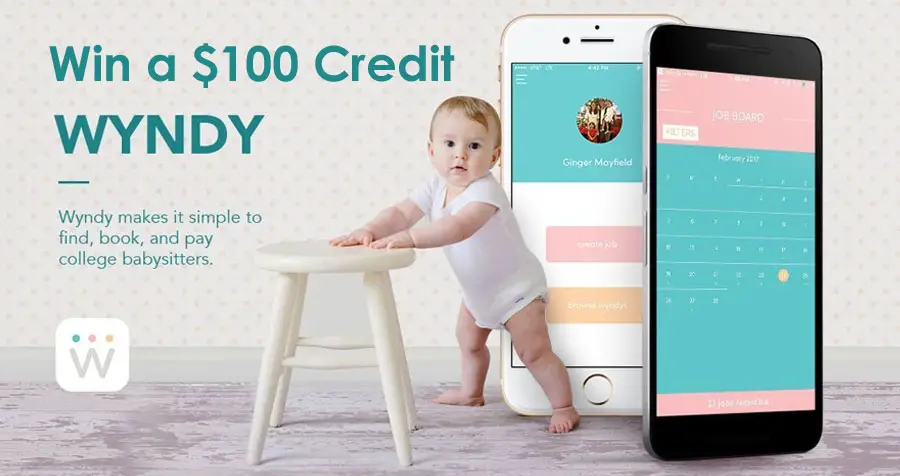Enter for your chance to win a $100 Wyndy Babysitting Credit. Wyndy makes it easy to find, book, and pay college babysitters instantly from your smartphone. What’s the recipe for a magical babysitting experience? We like to think it’s a combination of some key ingredients -- trust, convenience and time.
