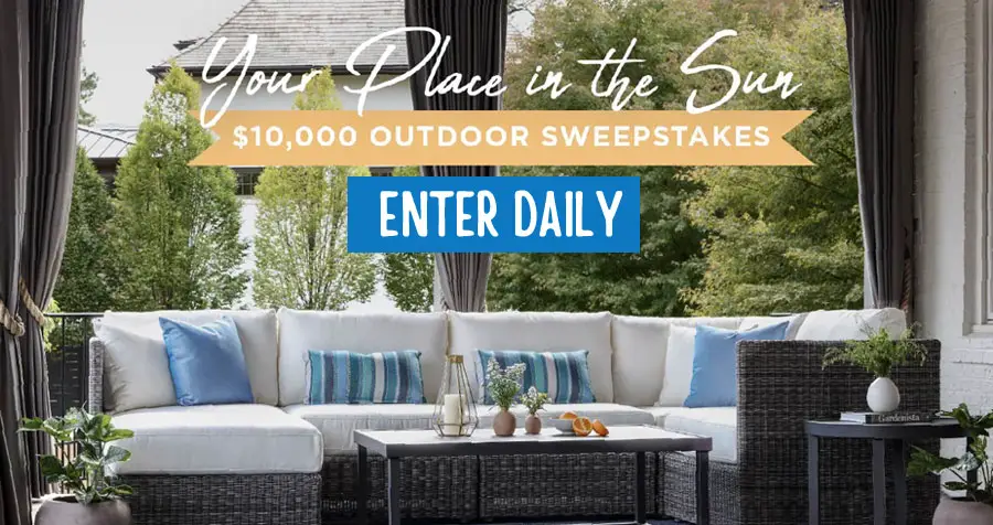 Bassett Your Place In The Sun $10K Outdoor Sweepstakes