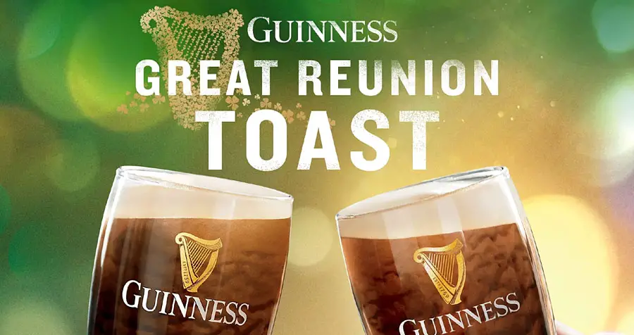 The Great Guinness Reunion Toast Contest - Win $50,000!