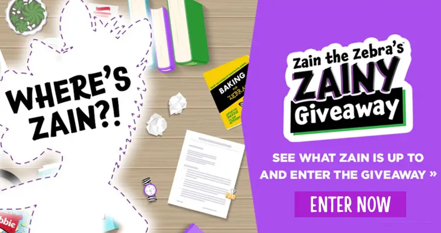 Can you guess what Zain the Zebra is cooking up on his adventure? Find out and then enter for your chance to win a Little Debbie Zebra Cakes-themed prize pack
