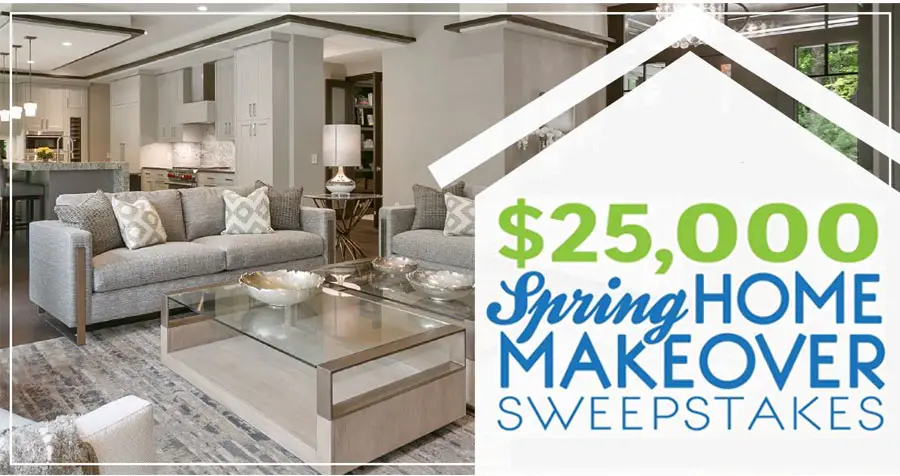 It's time to show your home some TLC! Enter to win one of our great Spring Home Makeover prizes. A total of $25,000 in cash prizes will be given away!