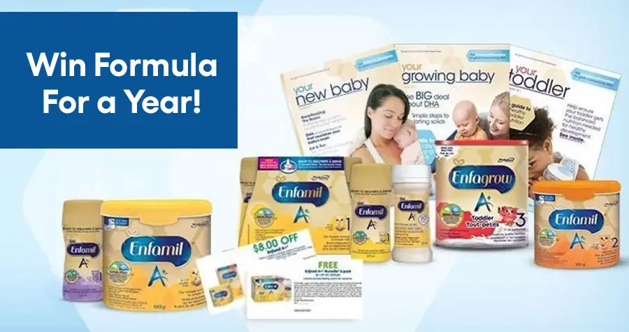 Enfamil Family Beginnings Formula for a Year Sweepstakes (Monthly Winners)