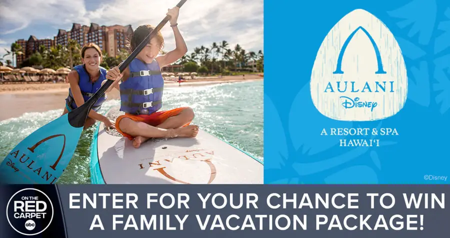You could win a a magical trip to Hawai'i from #Disney Resorts & Spa. Watch the "On the Red Carpet" stream before the Oscars on Sunday, March 27, 2022 between 1:00 p.m. PT and 3:30 p.m. PT and between 9:00 p.m. PT and 11:00 p.m. PT on select ABC stations and streaming at OnTheRedCarpet.com to obtain the "SECRET CODE."