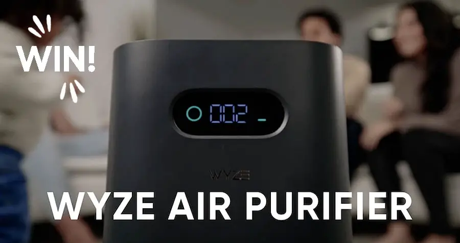 Tag a friend and then enter to win a Wyze Air Purifier or one of fourteen other great Wyze products including Wyze Noise Cancelling Headphones, Wyze Buds Pro or a Wyze Watch