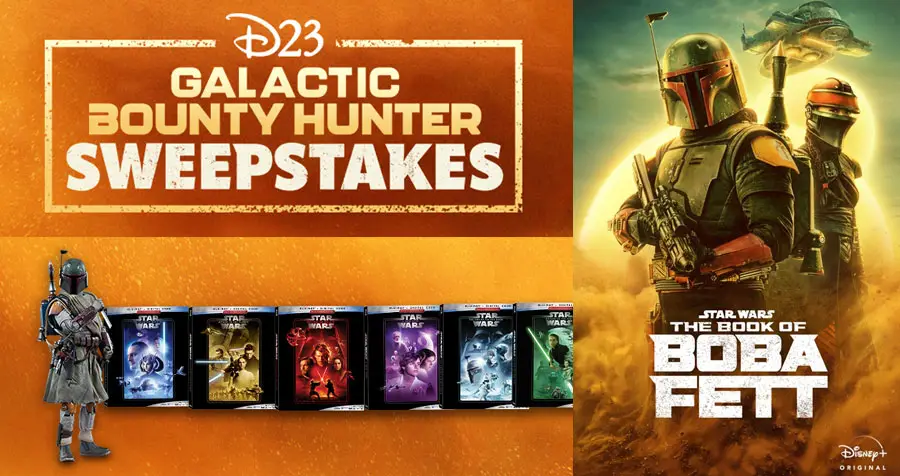 Disney D23 Galactic Bounty Hunter Sweepstakes