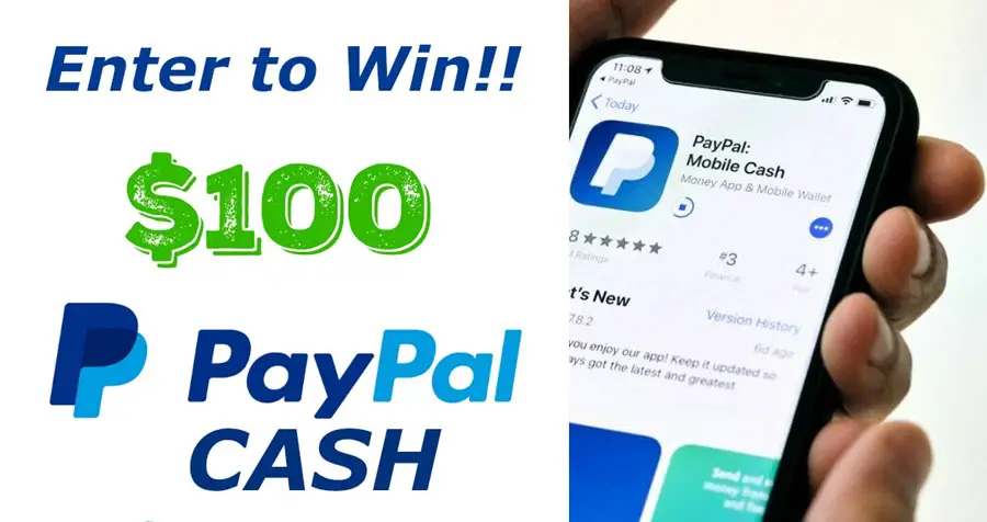 Win $100 Paypal cash