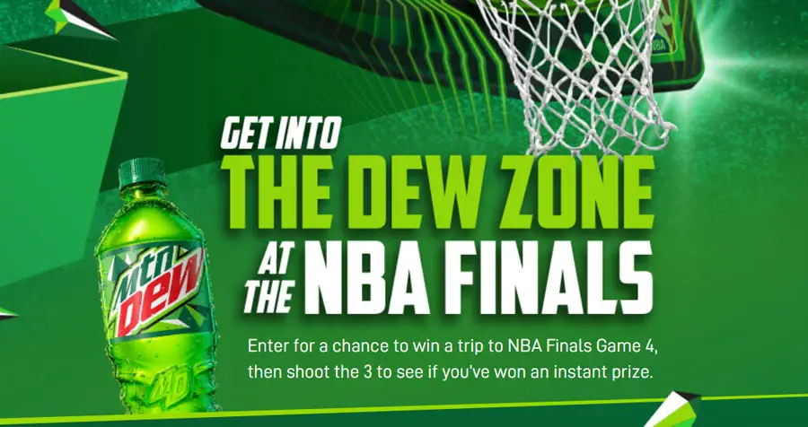 Mtn Dew NBA Playoffs Instant Win Game (15 Daily Winners)