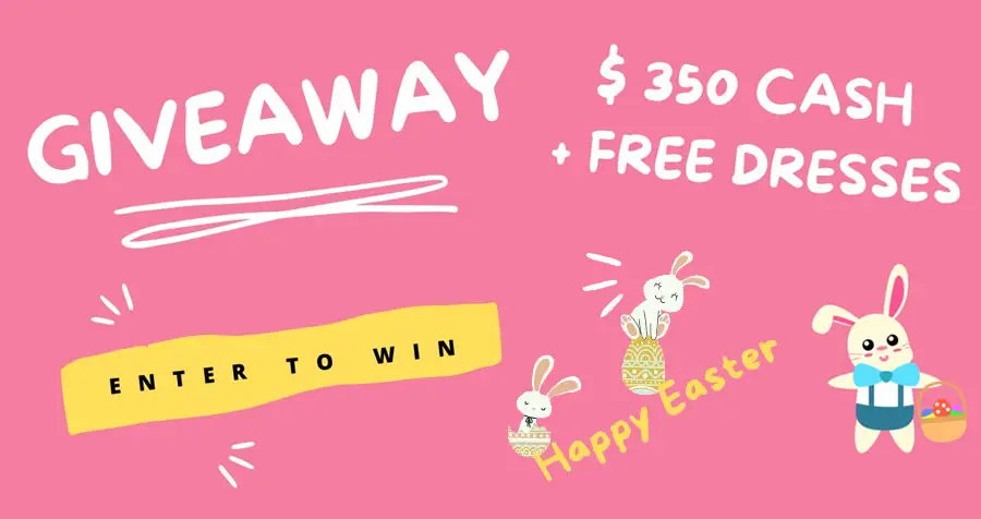 KOJOOIN Fashion's Easter Giveaway - Win $350 Cash + Free Dresses