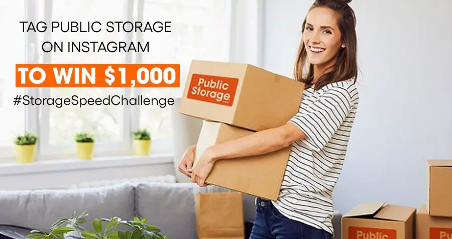 Join the Public Storage Spring Cleaning Challenge for a chance to Win Cash! Put your spring cleaning skills to the test with their Storage Speed Challenge and for a chance to win $1,000! #StorageSpeedChallenge 
