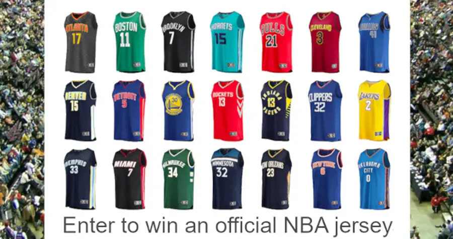 Didable's NBA National Basketball Association Jersey Giveaway