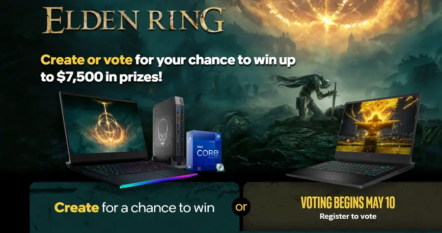 Intel Elden Ring Gaming Challenge - Win up to $7,500 in Prizes!