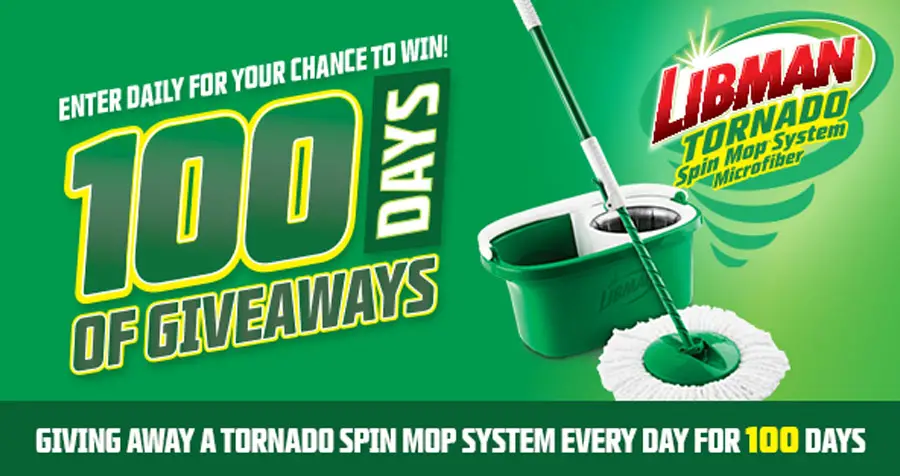 Libman 100 Days of Giveaways (Daily Winners)