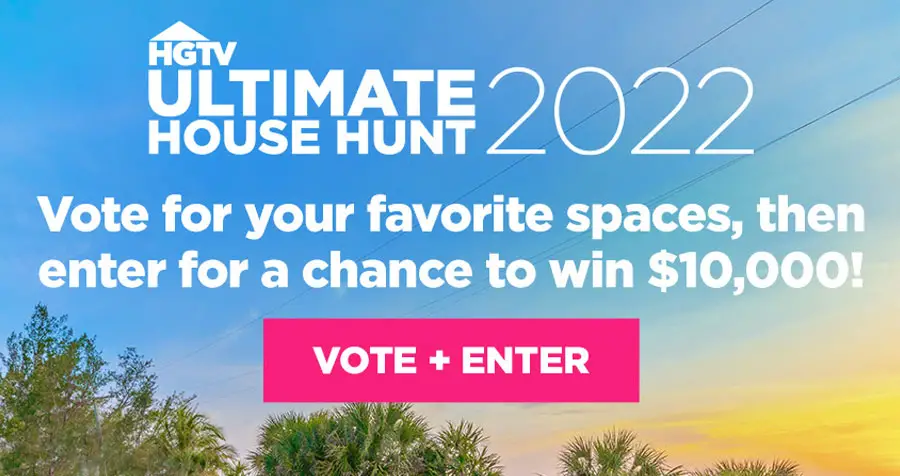 You've voted in the HGTV Ultimate Outdoor Awards and now is your chance to enter for the chance to win $10,000 to freshen up your great outdoors! Enter twice per day through August 2nd