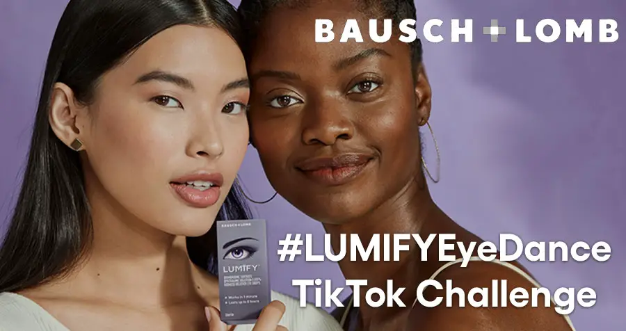 Bausch + Lomb Launches the #LUMIFYEyeDance TikTok Challenge