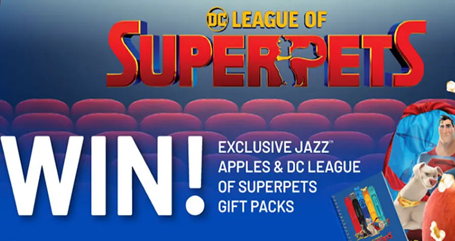 JAZZ Apples and DC League of Super Pets Giveaway (10 Winners)