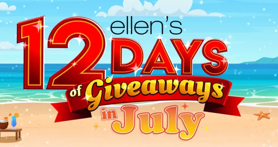Ellen’s 12 Days of Giveaways in July is here! Sleigh your summer and enter to win a mystery bundle of this season’s giveaways! What will you get? There’s only one way to know — enter now! chance