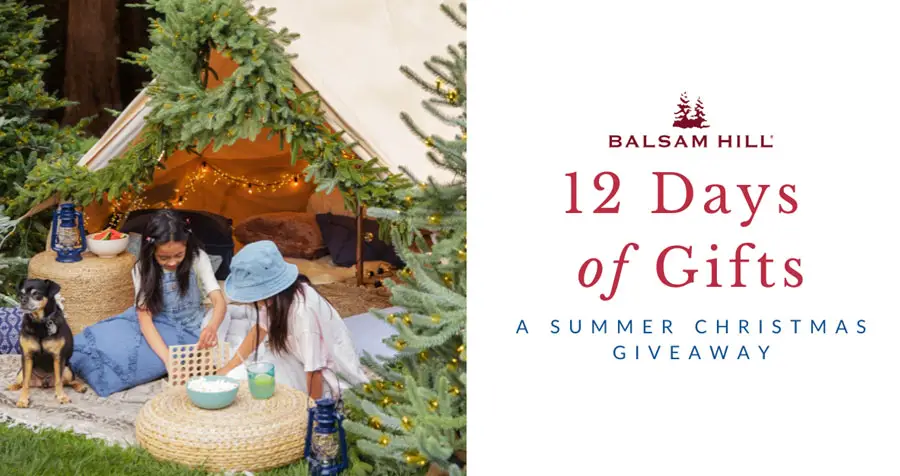 Balsam Hill’s 12 Days of Gifts: A Summer Christmas Giveaway (Daily Prizes)